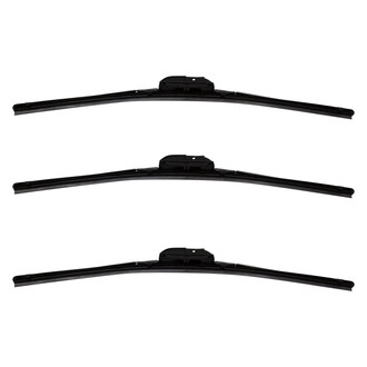 DIY Solutions® - Driver (19"), Passenger Side (19") and Rear (19") Black Wiper Blade Set