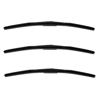 DIY Solutions® - Driver (20"), Passenger Side (20") and Rear (20") Black Wiper Blade Set