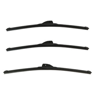 DIY Solutions® - Driver (20"), Passenger Side (19") and Rear (19") Black Wiper Blade Set