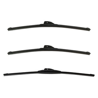 DIY Solutions® - Driver (21"), Passenger Side (20") and Rear (20") Black Wiper Blade Set