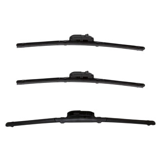 DIY Solutions® - Driver (16"), Passenger Side (18") and Rear (16") Black Wiper Blade Set