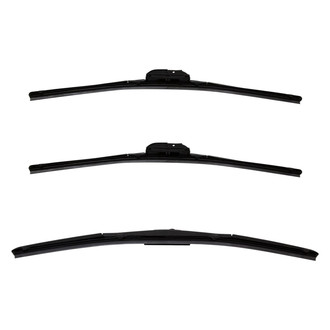 DIY Solutions® - Driver (20"), Passenger Side (19") and Rear (19") Black Wiper Blade Set