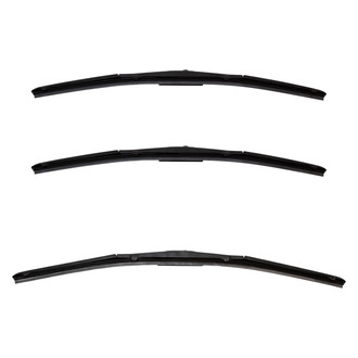 DIY Solutions® - Driver (20"), Passenger Side (20") and Rear (22") Black Wiper Blade Set