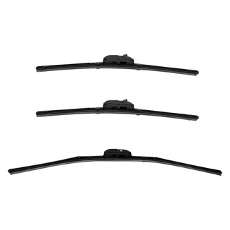 DIY Solutions® - Driver (24"), Passenger Side (16") and Rear (16") Black Wiper Blade Set