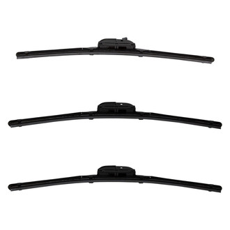 DIY Solutions® - Driver (17"), Passenger Side (17") and Rear (16") Black Wiper Blade Set