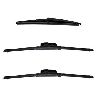 DIY Solutions® - Driver (18"), Passenger Side (18") and Rear (11") Black Wiper Blade Set
