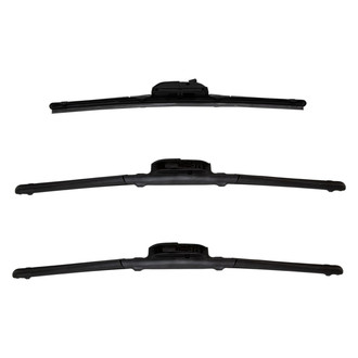 DIY Solutions® - Driver (18"), Passenger Side (18") and Rear (14") Black Wiper Blade Set