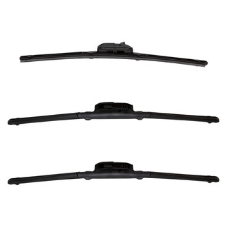 DIY Solutions® - Driver (18"), Passenger Side (18") and Rear (16") Black Wiper Blade Set