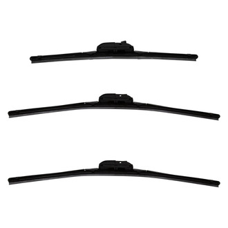 DIY Solutions® - Driver (19"), Passenger Side (19") and Rear (14") Black Wiper Blade Set