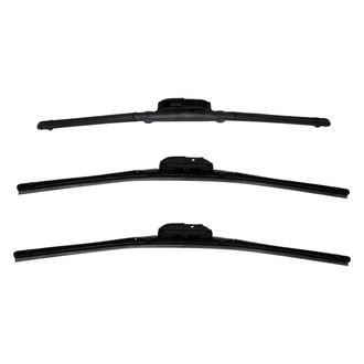 DIY Solutions® - Driver (19"), Passenger Side (19") and Rear (18") Black Wiper Blade Set