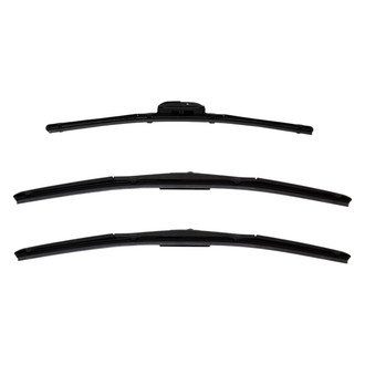 DIY Solutions® - Driver (20"), Passenger Side (20") and Rear (17") Black Wiper Blade Set