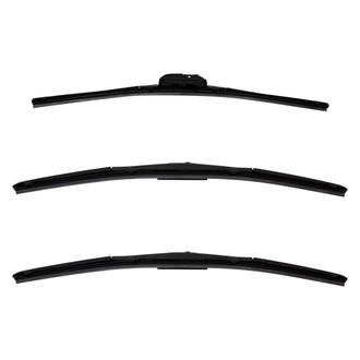 DIY Solutions® - Driver (20"), Passenger Side (19") and Rear (20") Black Wiper Blade Set