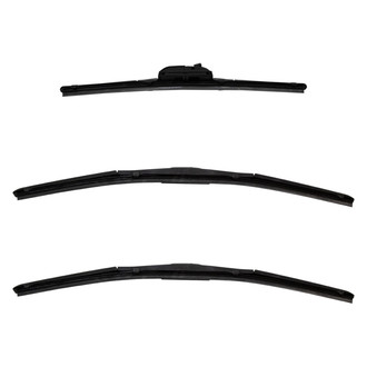 DIY Solutions® - Driver (21"), Passenger Side (21") and Rear (14") Black Wiper Blade Set