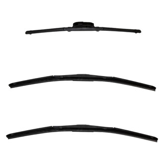 DIY Solutions® - Driver (21"), Passenger Side (21") and Rear (18") Black Wiper Blade Set