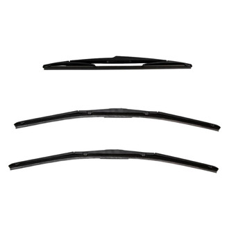 DIY Solutions® - Driver (22"), Passenger Side (22") and Rear (14") Black Wiper Blade Set
