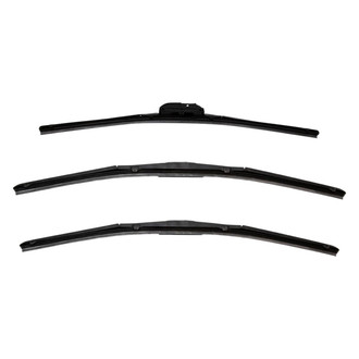 DIY Solutions® - Driver (22"), Passenger Side (22") and Rear (19") Black Wiper Blade Set