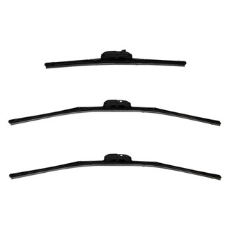DIY Solutions® - Driver (24"), Passenger Side (24") and Rear (14") Black Wiper Blade Set