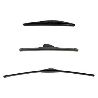 DIY Solutions® - Driver (26"), Passenger Side (13") and Rear (10") Black Wiper Blade Set