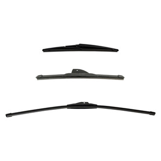 DIY Solutions® - Driver (26"), Passenger Side (13") and Rear (12") Black Wiper Blade Set