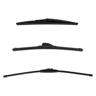 DIY Solutions® - Driver (26"), Passenger Side (16") and Rear (12") Black Wiper Blade Set