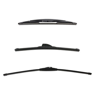 DIY Solutions® - Driver (26"), Passenger Side (16") and Rear (12") Black Wiper Blade Set