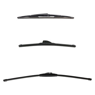 DIY Solutions® - Driver (26"), Passenger Side (16") and Rear (14") Black Wiper Blade Set