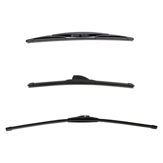 DIY Solutions® - Driver (26"), Passenger Side (16") and Rear (14") Black Wiper Blade Set