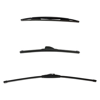 DIY Solutions® - Driver (26"), Passenger Side (16") and Rear (16") Black Wiper Blade Set