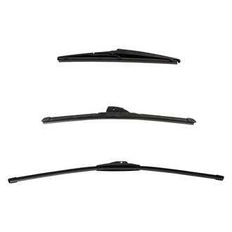 DIY Solutions® - Driver (26"), Passenger Side (17") and Rear (11") Black Wiper Blade Set