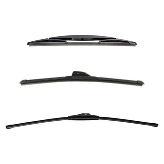 DIY Solutions® - Driver (26"), Passenger Side (17") and Rear (12") Black Wiper Blade Set