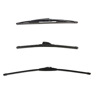 DIY Solutions® - Driver (26"), Passenger Side (17") and Rear (14") Black Wiper Blade Set