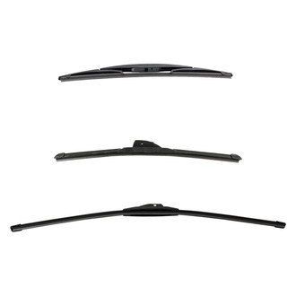 DIY Solutions® - Driver (26"), Passenger Side (17") and Rear (14") Black Wiper Blade Set