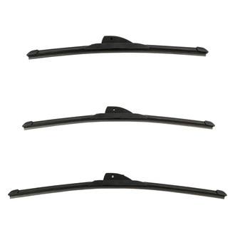 DIY Solutions® - Driver (20"), Passenger Side (18") and Rear (15") Black Wiper Blade Set
