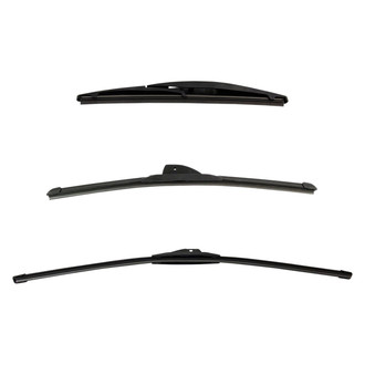 DIY Solutions® - Driver (26"), Passenger Side (18") and Rear (10") Black Wiper Blade Set