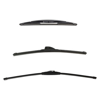 DIY Solutions® - Driver (26"), Passenger Side (18") and Rear (12") Black Wiper Blade Set
