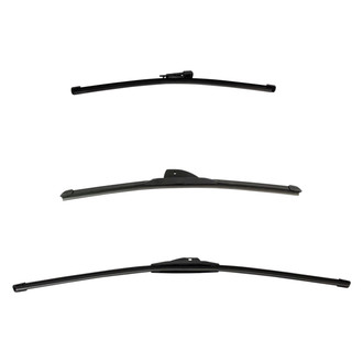DIY Solutions® - Driver (26"), Passenger Side (18") and Rear (12") Black Wiper Blade Set