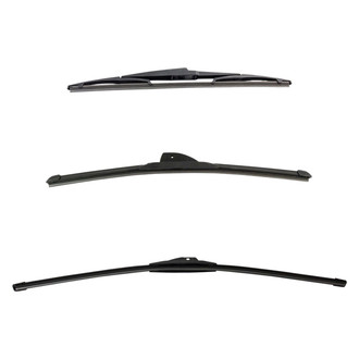 DIY Solutions® - Driver (26"), Passenger Side (18") and Rear (14") Black Wiper Blade Set