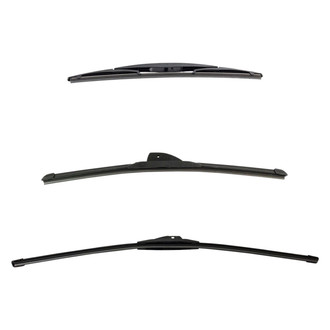 DIY Solutions® - Driver (26"), Passenger Side (18") and Rear (14") Black Wiper Blade Set