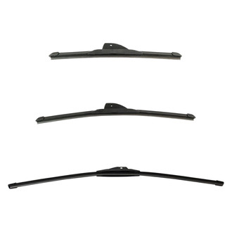 DIY Solutions® - Driver (26"), Passenger Side (18") and Rear (13") Black Wiper Blade Set
