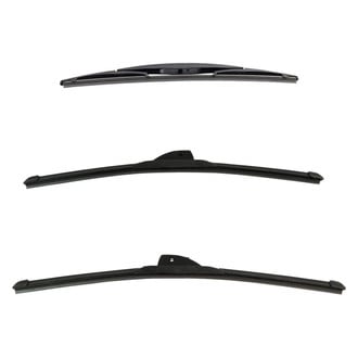 DIY Solutions® - Driver (20"), Passenger Side (19") and Rear (14") Black Wiper Blade Set