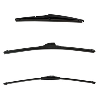 DIY Solutions® - Driver (26"), Passenger Side (19") and Rear (11") Black Wiper Blade Set