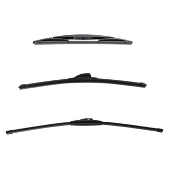 DIY Solutions® - Driver (26"), Passenger Side (19") and Rear (12") Black Wiper Blade Set