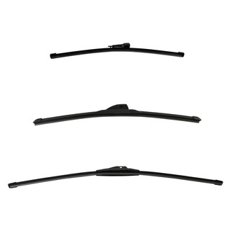 DIY Solutions® - Driver (26"), Passenger Side (19") and Rear (12") Black Wiper Blade Set