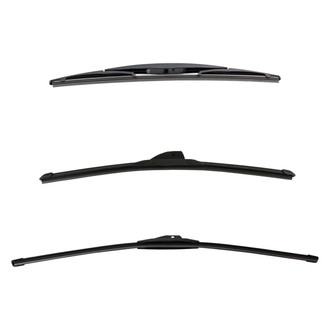 DIY Solutions® - Driver (26"), Passenger Side (19") and Rear (14") Black Wiper Blade Set
