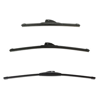 DIY Solutions® - Driver (22"), Passenger Side (20") and Rear (13") Black Wiper Blade Set