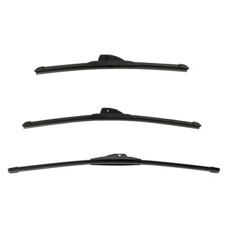 DIY Solutions® - Driver (22"), Passenger Side (20") and Rear (15") Black Wiper Blade Set