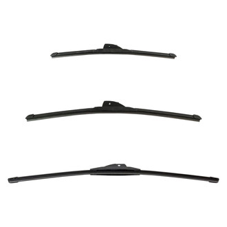 DIY Solutions® - Driver (22"), Passenger Side (20") and Rear (17") Black Wiper Blade Set