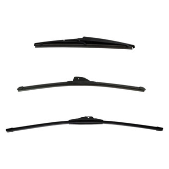 DIY Solutions® - Driver (24"), Passenger Side (20") and Rear (11") Black Wiper Blade Set