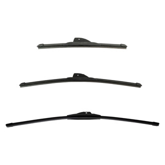 DIY Solutions® - Driver (24"), Passenger Side (20") and Rear (13") Black Wiper Blade Set