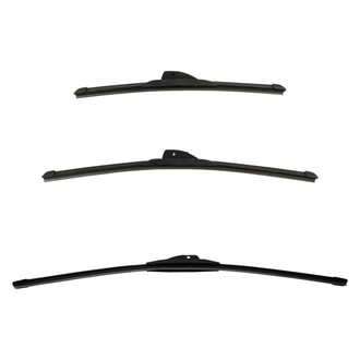 DIY Solutions® - Driver (24"), Passenger Side (20") and Rear (15") Black Wiper Blade Set